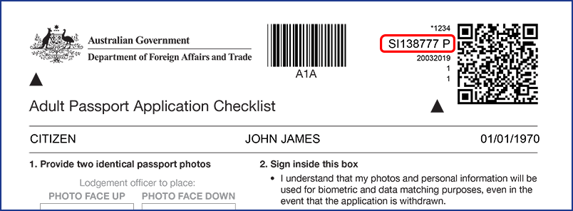 Website advice and troubleshooting guide Australian Passport Office