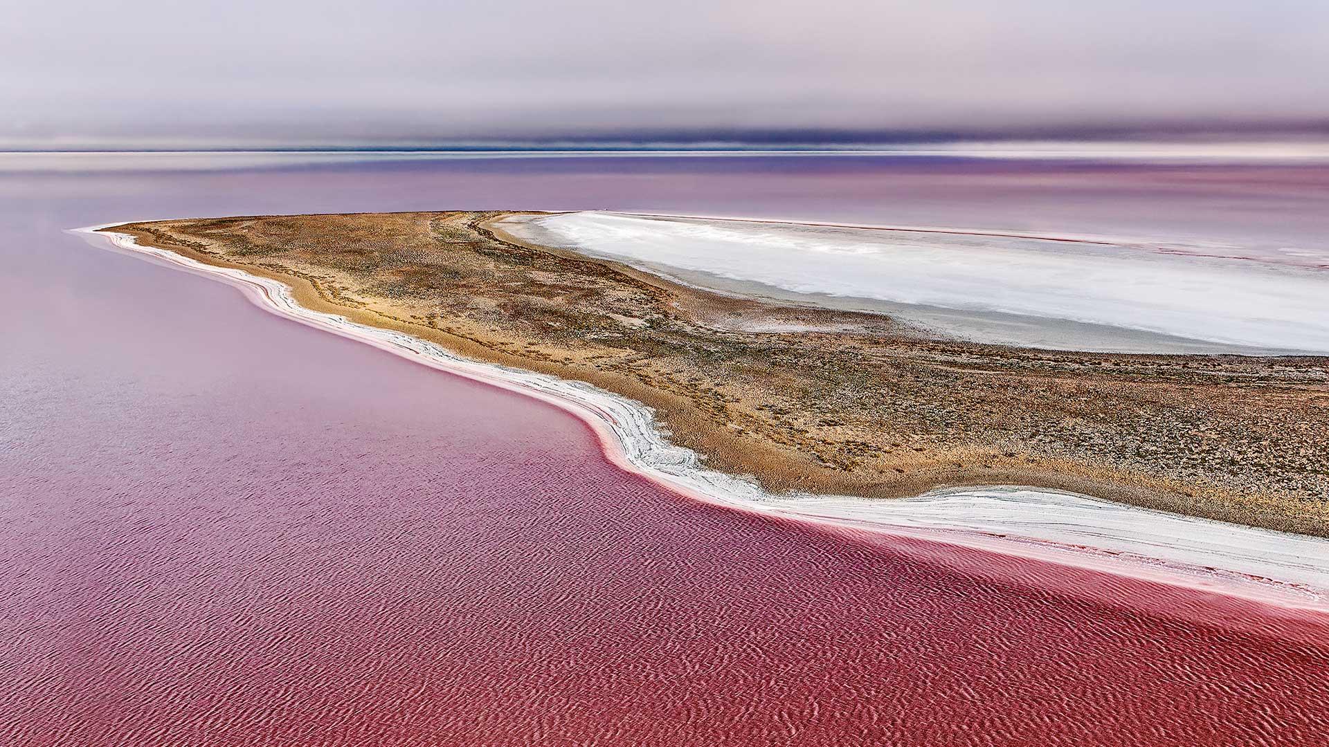 A photo of Lake Eyre