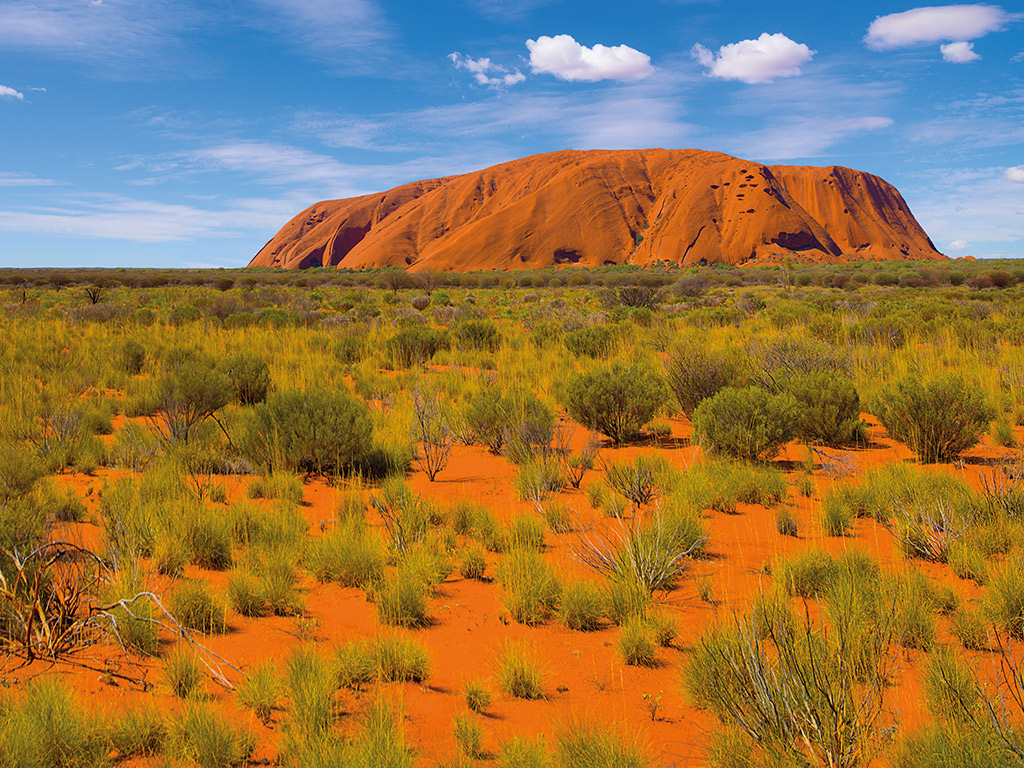 A photo of the Uluru