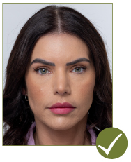 Image of acceptable passport photo