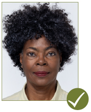 Image of acceptable passport photo