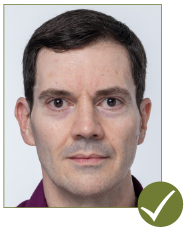 Image of acceptable passport photo